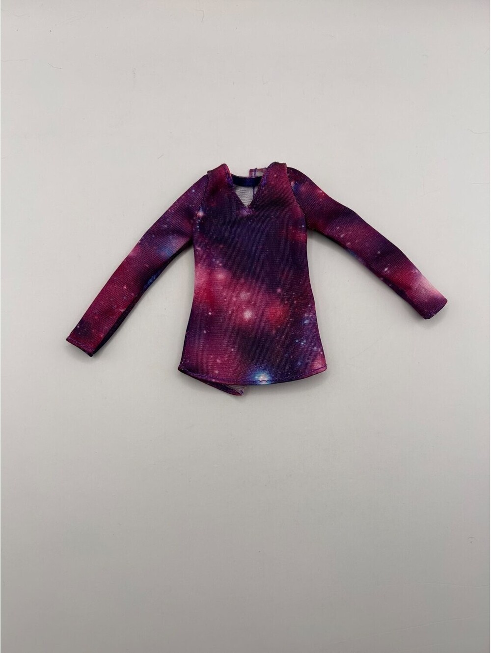 Barbie Astrophysicist Purple Galaxy Long Sleeve Shirt Nat Geo GDM47 Doll Clothes